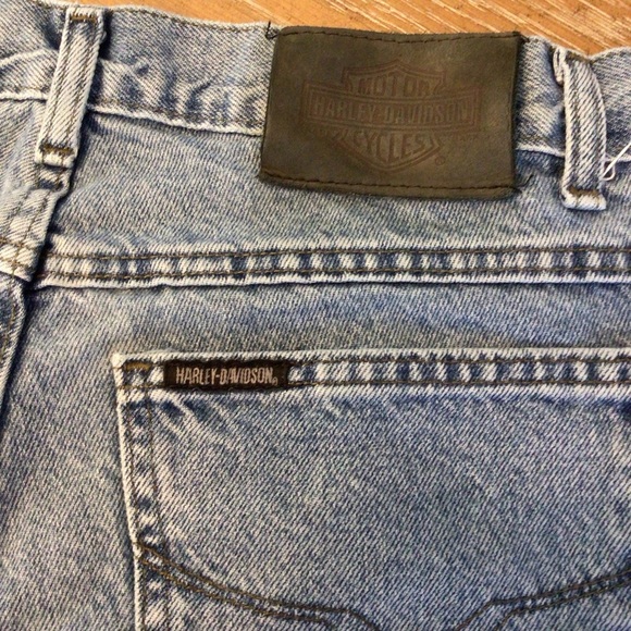 VTG Harley Davidson Mens Traditional Medium Wash Straight Leg Jeans 34x36 (J6) - Picture 5 of 7